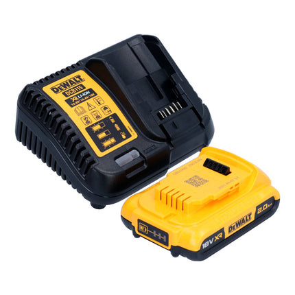 Amoladora angular a batería DeWalt DCG 409 D1T 18 V 125 mm sin escobillas + 1x batería 2,0 Ah + cargador + TSTAK