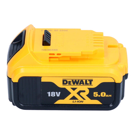 Amoladora angular a batería DeWalt DCG 409 NT 18 V 125 mm sin escobillas + 1x batería 5,0 Ah + TSTAK - sin cargador