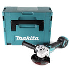 Amoladora angular sin cable Makita DGA 511 ZJ 18 V 125 mm sin escobillas + Makpac - sin batería, sin cargador