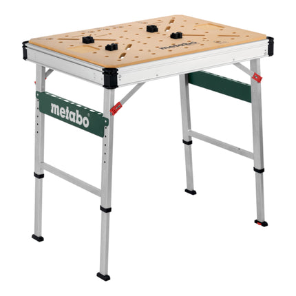 Metabo MWB 100 multifunction table ( 626991000 ) mobile workbench robust MDF table top