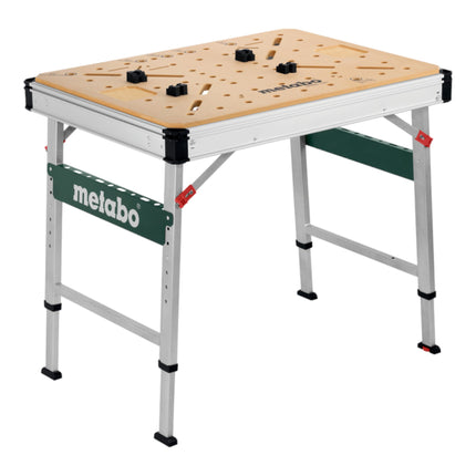 Metabo MWB 100 multifunction table ( 626991000 ) mobile workbench robust MDF table top