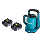 Makita DKT 360 T2 cordless kettle 36 V ( 2x 18 V ) 0.8 L + 2x rechargeable battery 5.0 Ah - without charger