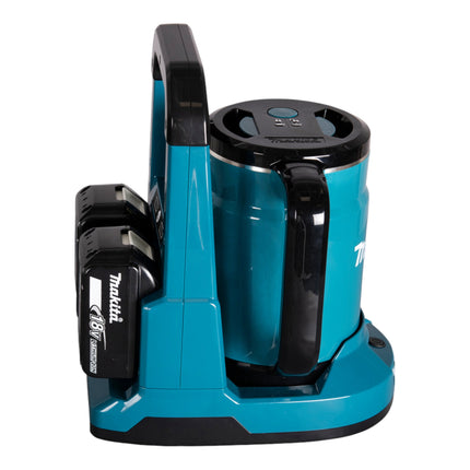Makita DKT 360 G2 Bouilloire électrique sans fil 36 V ( 2x 18 V ) 0,8 L + 2x batterie 6,0 Ah - sans chargeur
