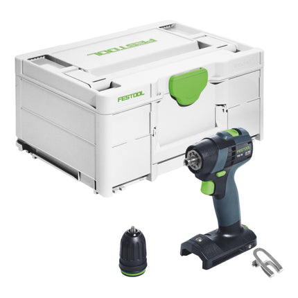 Festool TXS 18-Basic taladro atornillador a batería 18 V 40 Nm sin escobillas + 2x batería recargable 4,0 Ah + cargador rápido + systainer
