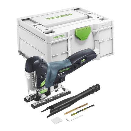 Festool CARVEX PSC 420 EB-Basic sierra de calar pendular sin cable 18 V 120 mm sin escobillas + 2x batería recargable 4,0 Ah + cargador rápido + Systainer
