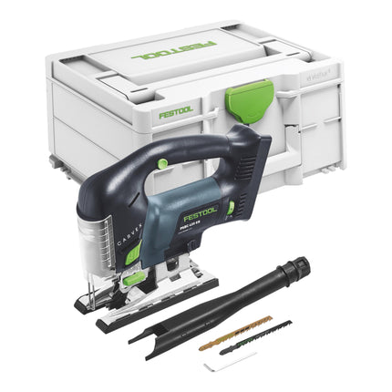 Festool CARVEX PSBC 420 EB-Basic sierra de calar pendular sin cable 18 V 120 mm sin escobillas + 1x batería recargable 5,0 Ah + cargador rápido + Systainer