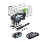 Festool CARVEX PSBC 420 Basic sierra de calar pendular sin cable 18 V 120 mm sin escobillas + 1x batería recargable 8,0 Ah + cargador rápido + Systainer