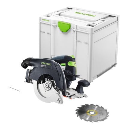 Festool HKC 55 EB-Basic sierra circular sin cable 18 V 160 mm sin escobillas + 1x batería recargable 5,0 Ah + cargador rápido + Systainer