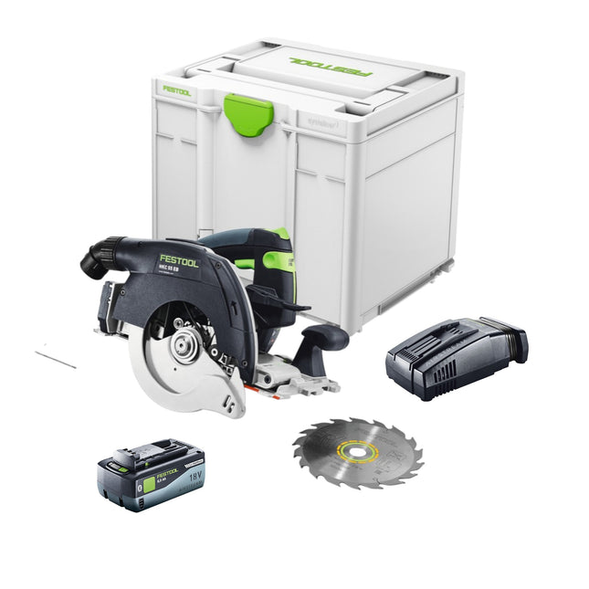 Festool HKC 55 EB-Basic cordless circular saw 18 V 160 mm brushless + 1x battery 8.0 Ah + quick charger + Systainer