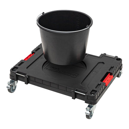 Qbrick System ONE Platforma transportowa 2.0 Warsztat 625 x 503 x 160 mm 120 kg z metalowymi kołami skrętnymi i hamulcem