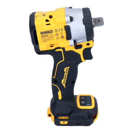 DeWalt DCF 922 H2 cordless impact wrench 18 V 406 Nm 1/2" brushless + 2x Powerstack battery 5.0 Ah + charger