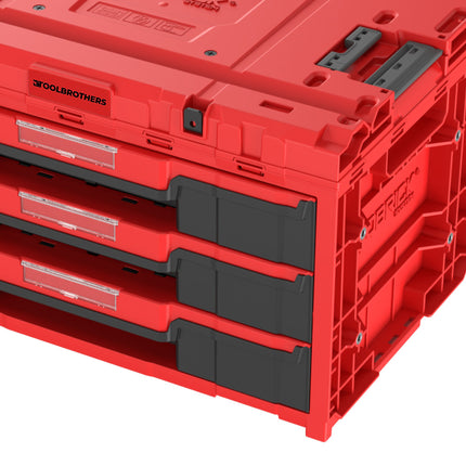 Toolbrothers RHINO XXL Drawer 3 ULTRA con tres cajones + separadores IP66