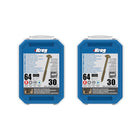 Kreg 2x HD Protec-Kote Maxi-Loc tornillos perforadores 64 mm ( 2x SML-C2X250-30-INT ) Rosca gruesa 60 piezas