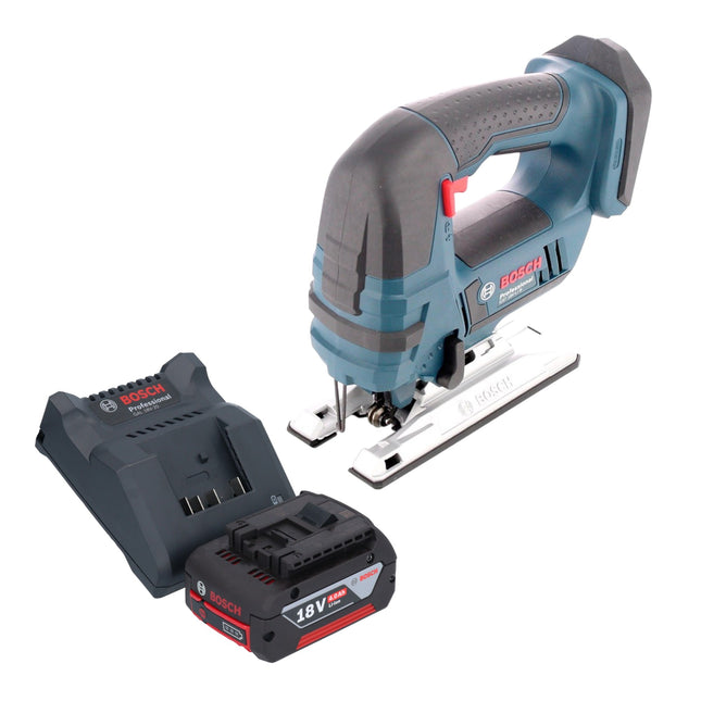 Bosch GST 18V-Li B Sierra de calar profesional sin cable 18 V + 1x acumulador 4,0 Ah + cargador