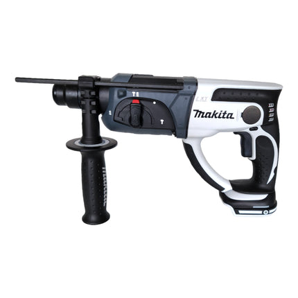 Makita DHR 202 RGW cordless hammer drill 18 V 20 mm 2.0 J white + 2x rechargeable battery 6.0 Ah + charger + case