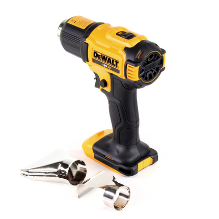 DeWalt DCE 530 N Pistola termica a batteria 18V 530°C + ugello di superficie e riflettore - senza batteria, senza caricabatteria