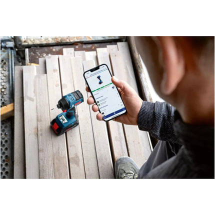 Bosch GDR 18V-220 C Llave de impacto profesional sin cable 18 V 220 Nm sin escobillas + L-BOXX ( 06019L6001 ) - sin acumulador, sin cargador