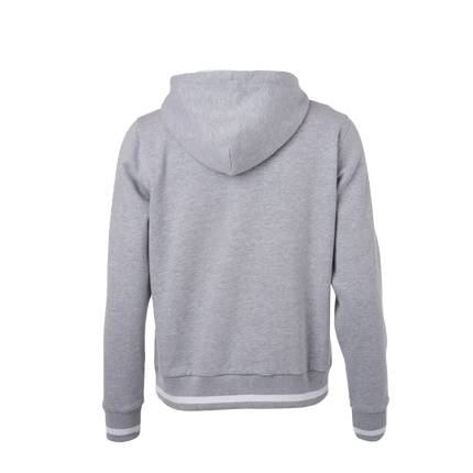 La sudadera con capucha L-BOXX en gris y blanco (hombres/talla L): deportiva y cómoda
