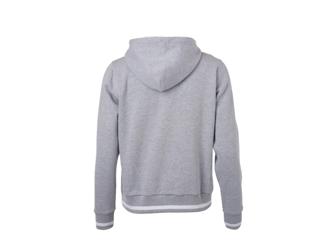 Le sweat à capuche L-BOXX en gris-blanc (Homme / taille XXL) - Sportif et confortable