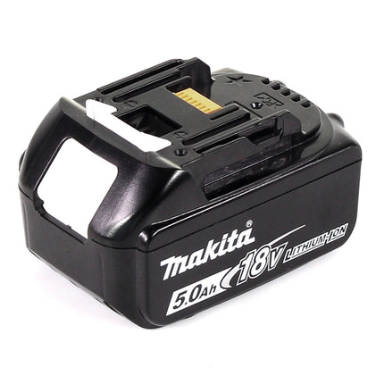 Aspirador sin cable Makita DCL 180 T1 W 18 V blanco + 1x batería recargable 5,0 Ah - sin cargador
