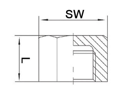 Kołpak sprężynowy EN 10226-1 ( 4000000280 ) NPS=1 ″ L 22 mm