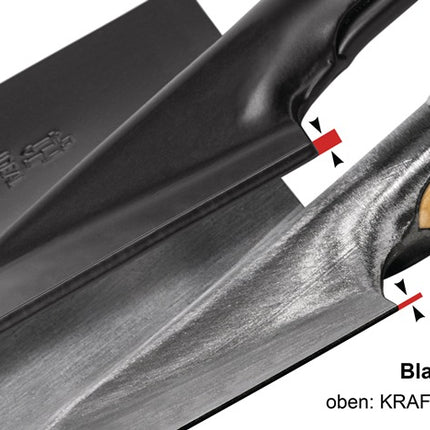 Ideal power spade ( 4000818495 ) 280 x 130 / 125 mm size 2 Tubular steel handle with hardwood knob