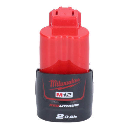 Llave de impacto sin cable Milwaukee M12 FQID-201 12 V 50 Nm 1/4" sin escobillas + 1x batería recargable 2.0 Ah - sin cargador