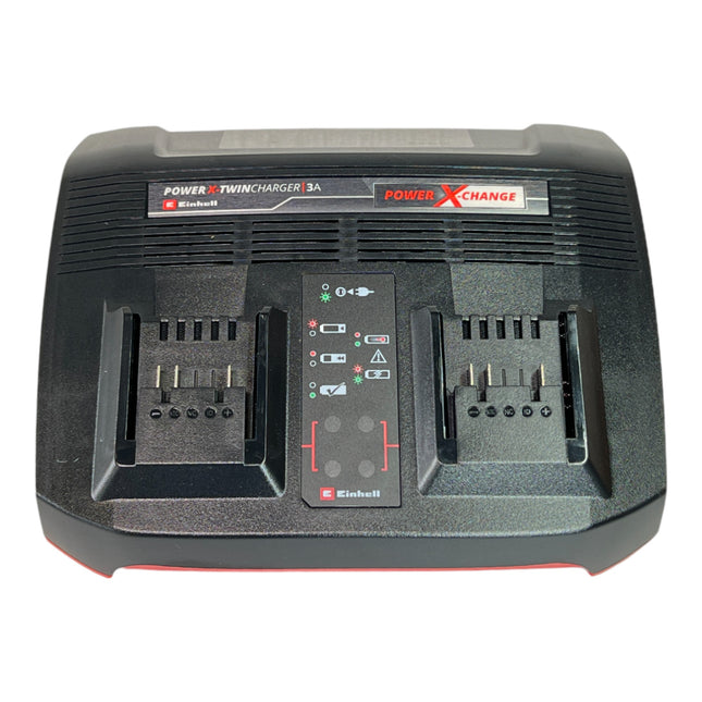 Einhell Power X-Twincharger 3A cargador doble 18 V 3 A ( 4512069 ) para todas las baterías Power X-Change Li-Ion