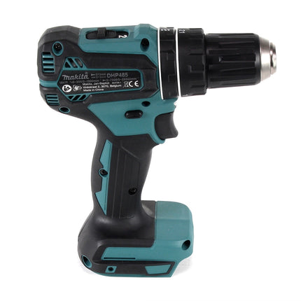 Makita DHP 485 ZJ Trapano avvitatore a percussione a batteria 18 V in valigetta Makpac - senza batterie, senza caricabatterie