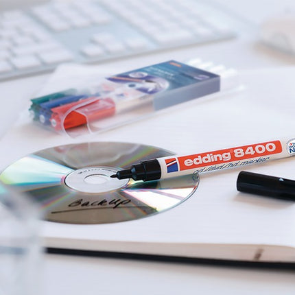 Marcatore CD/DVD/BD Edding 8400 ( 9000487940 ) nero