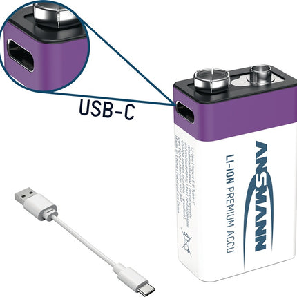 Ansmann battery cell ( 4000876127 ) 9 V 340 mAh