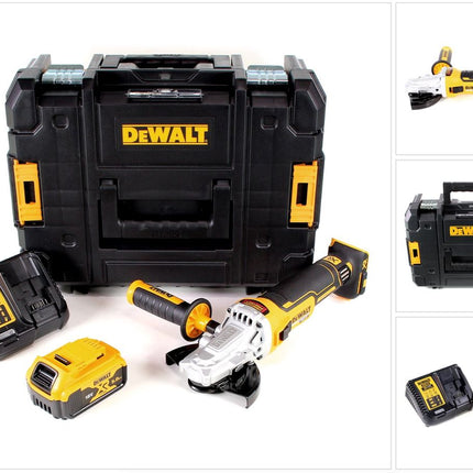 DeWalt DCG 405 FP1 Akku Winkelschleifer 18V 125mm Brushless + 1x Akku 5,0Ah + Ladegerät + TSTAK - Toolbrothers