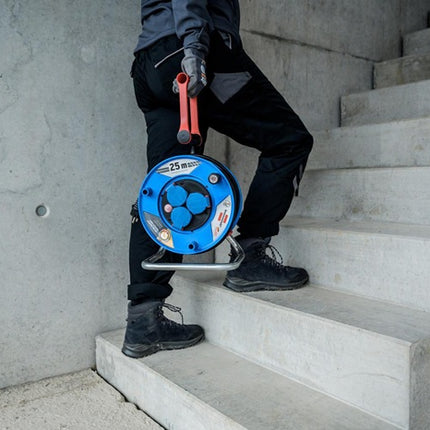 Zwijacz kabla Brennenstuhl Garant ( 8000337573 ) 25 m gumowo-neoprenowy 3 x 1,5 mm² plastikowy IP44