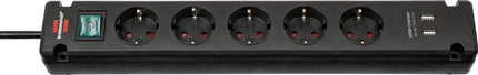 Brennenstuhl socket strip Bremounta ( 8000594293 ) 5-way cable l.3m w.child protection