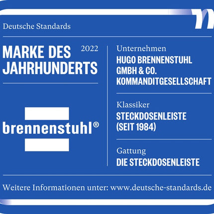 Brennenstuhl socket strip Bremounta ( 8000594293 ) 5-way cable l.3m w.child protection