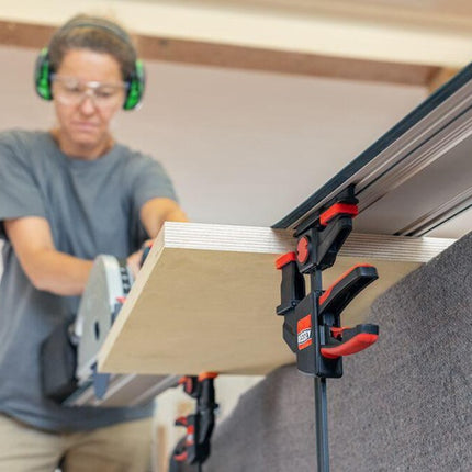 Pinza de mesa Bessey EZR con una mano ( 4000831639 ) Ancho de sujeción 150 mm Ancho de separación 120 - 310 mm