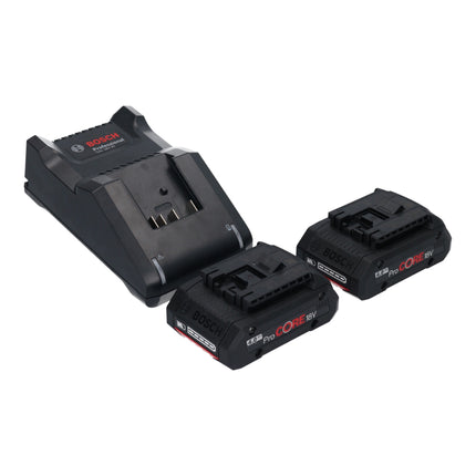 Bosch GWS 18V-10 Professional Meuleuse angulaire sans fil 18 V 125 mm Brushless + 2x batterie ProCORE 4,0 Ah + chargeur