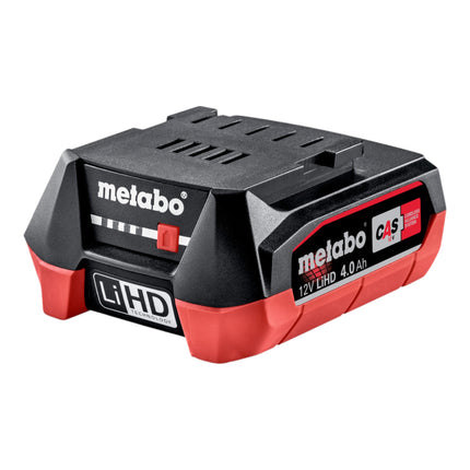 Metabo Jeu de batteries 3x LiHD Bloc de batteries 12 V 4,0 Ah / 4000 mAh Li-Ion avec indicateur de charge ( 3x 625349000 )