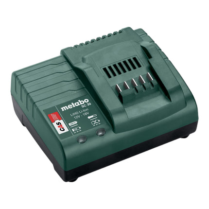 Metabo basic set 12 V 3x Li-Power battery pack 2.0 Ah ( 3x 625406000 ) + SC 30 charger ( 316067840 )