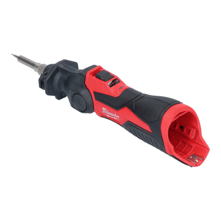 Milwaukee M12 SI-201 Akku Lötkolben 12 V 400 °C arretierbarer Kopf + 1x Akku 2,0 Ah + Ladegerät