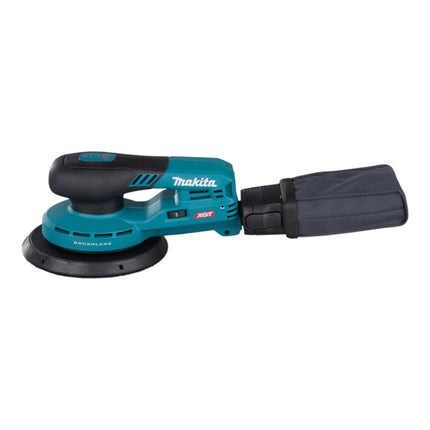 Makita BO 002 CGD201 Akku Exzenterschleifer 40 V max 150 mm 5 0 mm Hub Brushless 2x Akku 2 5 Ah Ladegeraet Makpac 1 - toolbrothers