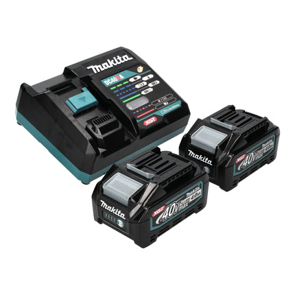 Makita BO 004 CGM201 Levigatrice rotorbitale a batteria 40 V max. 150 mm 3,0 mm di corsa Brushless + 2x batteria 4,0 Ah + caricatore + Makpac