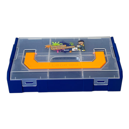 L-BOXX Mini Kids Livre de coloriage Oskar le bricoleur avec jeu de crayons 6 pièces + L-Boxx Mini ( 6100001481 )