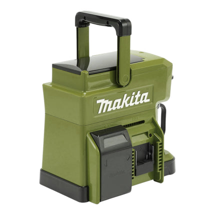 Makita DCM 501 SGO Cafetière sans fil 12 V maxi / 18 V Olive + 1x batterie 6,0 Ah + chargeur