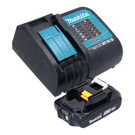 Makita DRT 52 SA1 cordless edge router 18 V 6 mm brushless + 1x rechargeable battery 2.0 Ah + charger
