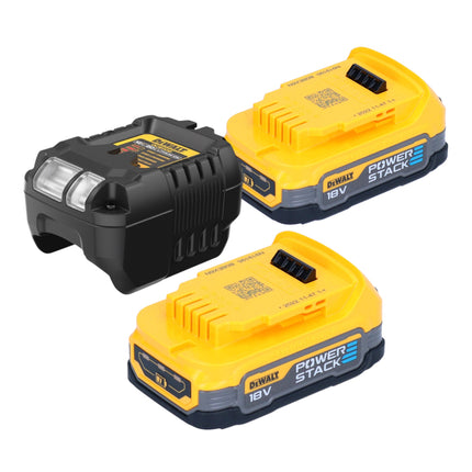 DeWalt DCH 273 E2 Marteau combiné sans fil 18 V 2,1 J SDS Plus Brushless + 2x Powerstack batterie 1,7 Ah + chargeur