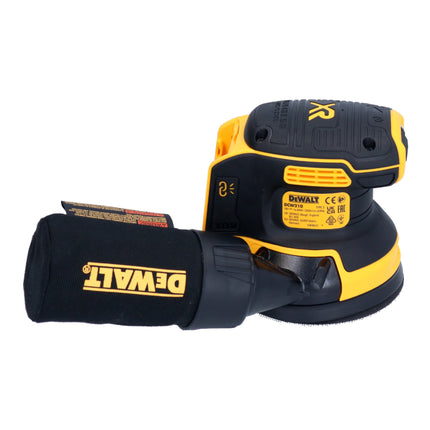 DeWalt DCW 210 E1 cordless random orbital sander 18 V 125 mm brushless + 1x Powerstack battery 1.7 Ah + charger