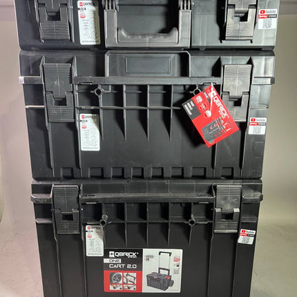 Qbrick System ONE 2.0 Technology Set Nº 1 Carro de herramientas + ONE 200 2.0 Technology + ONE 350 2.0 Technology + ONE Cart 2.0 IP66 105,4 l 640 x 440 x 900 mm