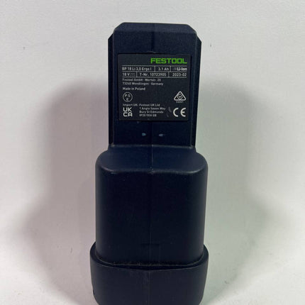Festool BP 18 Li 3 0 Ergo I Akku 18 V 3 0 Ah 3000 mAh Li Ion 577704 mit Ladestandanzeige Leicht Gebraucht 4 - toolbrothers
