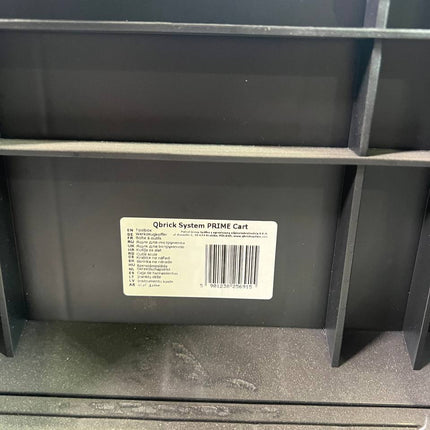 Qbrick System PRIME Cart Trolley stapelbar 590 x 425 x 660 mm 37 l IP66 100 kg belastbar mit Doppelteleskopstiel aus Aluminium Leicht Gebraucht 4 - toolbrothers